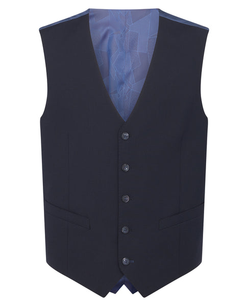 Remus Uomo Palucci Tapered Waistcoat Navy