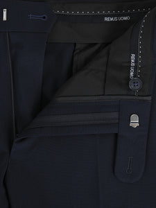 Remus Uomo Navy Palucci Formal Trousers 71770/Trs Mix 79 Navy