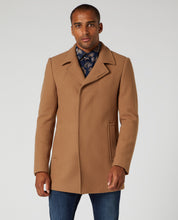 Load image into Gallery viewer, Remus Uomo Tan/Camel Lohman Tailored Coat 90077/56 sand
