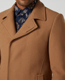 Remus Uomo Tailored Coat Tan