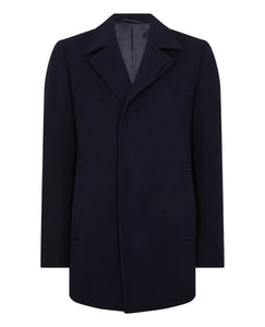 Remus Uomo Navy Lohman Tailored Coat