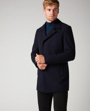 Load image into Gallery viewer, Remus Uomo Navy Lohman Tailored Coat
