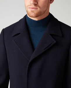 Remus Uomo Navy Lohman Tailored Coat