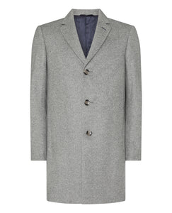 Remus Uomo Grey Rueben Tailored Coat 90324/79 Navy Marl