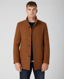 Remus Uomo Tailored Coat Tabaccoo