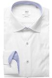 Eterna Luxury Twill Shirt White