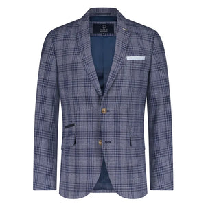 Jacket Marco Manzini 37HE01/Check 290 Navy