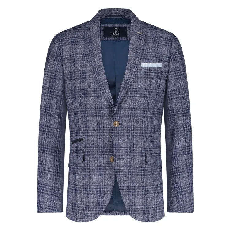 Jacket Marco Manzini 37HE01/Check 290 Navy