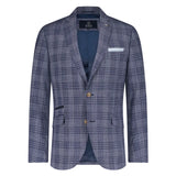 Marco Manzini Check Sport Jacket Navy