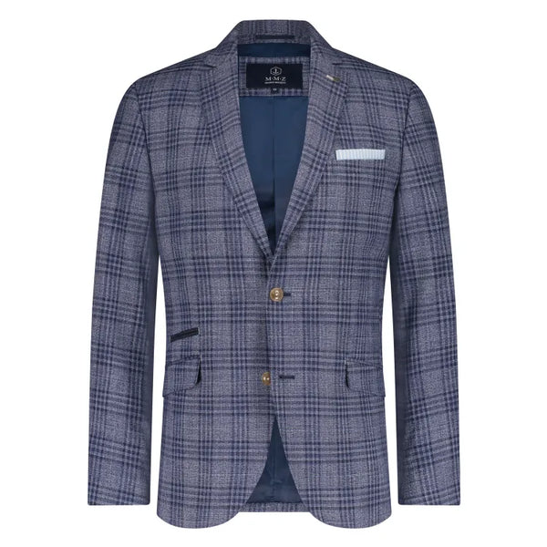 Marco Manzini Check Sport Jacket Navy