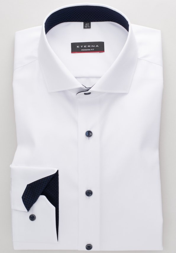 Eterna shirt MODERN FIT TWILL  8819/X15V 00 White