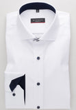 Eterna Modern Fit Twill Shirt White