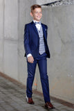 Standar Enzo Boys 3pc Suit Navy