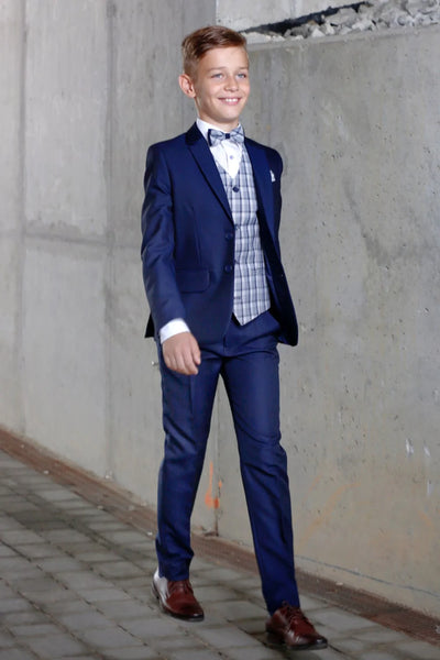 Standar Enzo Boys 3pc Suit Navy