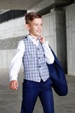 Standar Enzo Boys 3pc Suit Navy