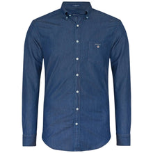 Load image into Gallery viewer, Gant The Indigo Reg BD Shirt Denim 3040520/Reg Indigo 989 Indigo
