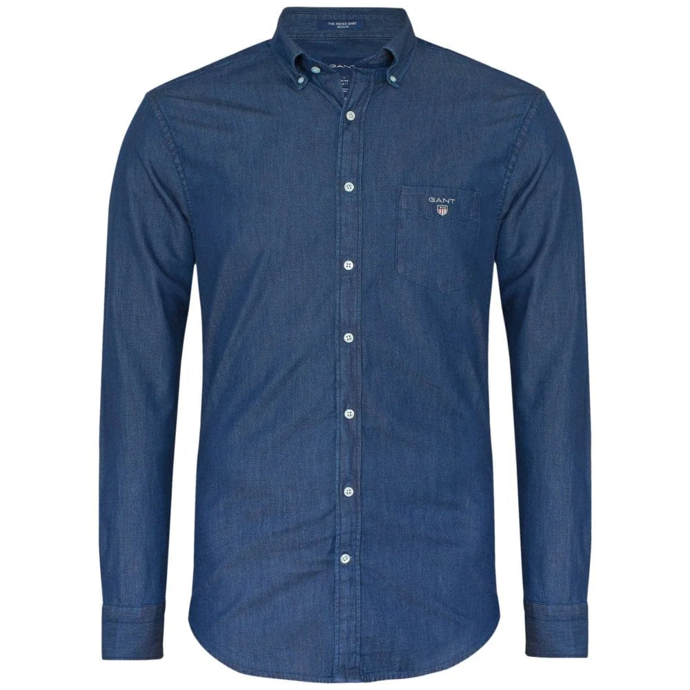 Gant The Indigo Reg BD Shirt Denim 3040520/Reg Indigo 989 Indigo