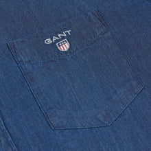 Load image into Gallery viewer, Gant The Indigo Reg BD Shirt Denim 3040520/Reg Indigo 989 Indigo
