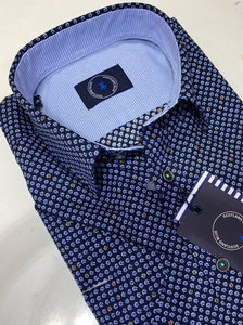 Scotland Blue Short Sleeve Shirt