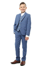 Load image into Gallery viewer, LUIS BOYS 3PC SUIT -  Mid Blue
