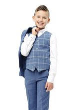 Load image into Gallery viewer, LUIS BOYS 3PC SUIT -  Mid Blue
