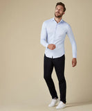 Profuomo Japanese Knitted Shirt Blue