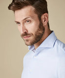 Profuomo Japanese Knitted Shirt Blue