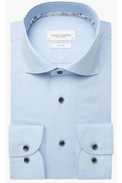 Profuomo Dobby Shirt Blue