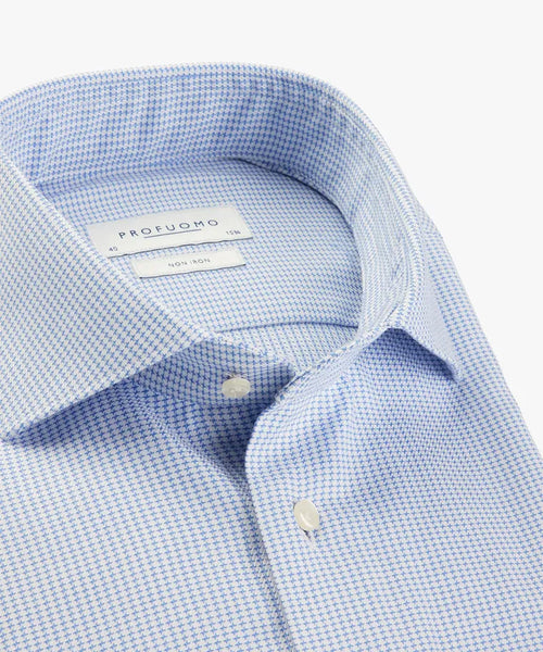 Profuomo Dobby Shirt Light Blue