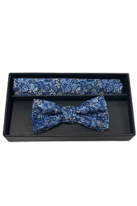 1880 Club Floral Handmade Tie And Pocket Square, Pink Multi WBP4777