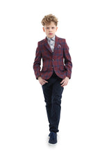 Load image into Gallery viewer, Boys Jacket / Blazer - model: Boris Red
