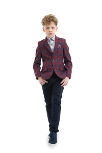 Boys Jacket / Blazer - model: Boris Red
