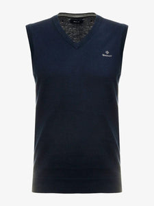 Gant Classic Cotton Slipover Navy 8030540/ 433 Evening Blue
