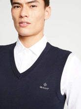 Load image into Gallery viewer, Gant Classic Cotton Slipover Navy 8030540/ 433 Evening Blue
