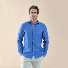 Load image into Gallery viewer, R2 shirt 120.WSP.005/  Linen 12 Kobalt
