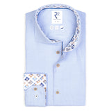 R2 Amsterdam Dobby Shirt Light Blue