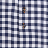 R2 Amsterdam Checked Shirt Navy