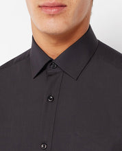 Load image into Gallery viewer, Tapered Fit Cotton-Blend Shirt 18300/Parker 00 Black
