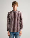 Remus Uomo Check Shirt Evening Blue