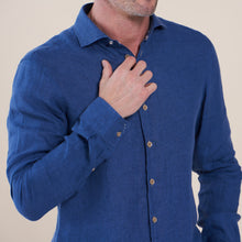 Load image into Gallery viewer, R2 shirt 116.WSP.003/Linen 010 Kobalt
