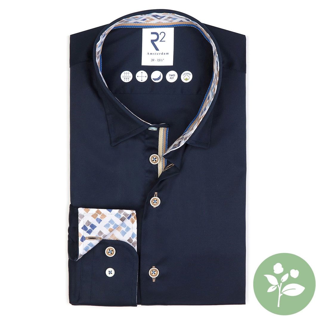 R2 shirt 120.HBD.020/ 10 Navy