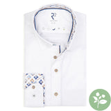R2 Amsterdam Button Detail Shirt White