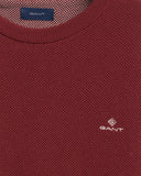 Gant Crew Neck Sweater Plumped Red