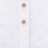 R2 Amsterdam Button Detail Shirt White