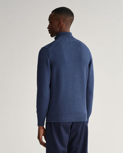 Casual Cotton Half-Zip Sweater 8030115/D1