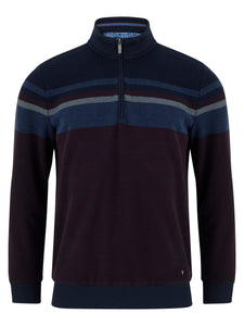 Daniel Grahame Dark Red Long Sleeve sweater 55152/HZ 68 Burgundy