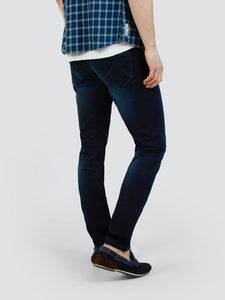 JERRY SLIM, 5 POCKET JEAN, BLUE BLACK