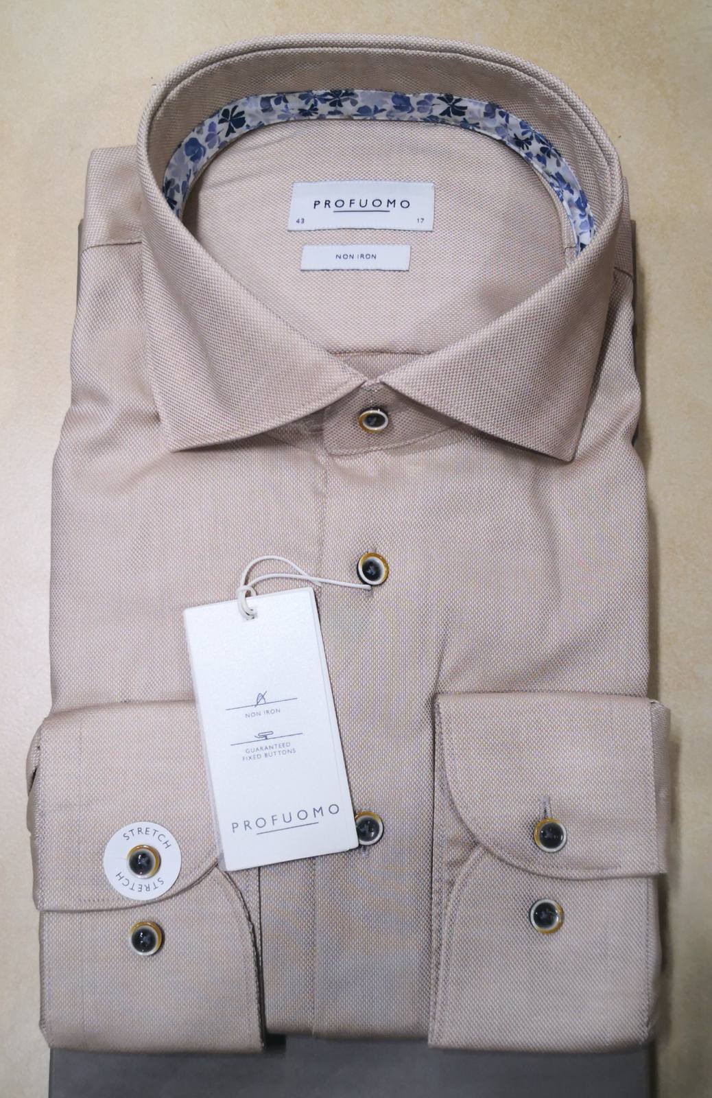 Shirt PPUH10001/ Dobby Beige