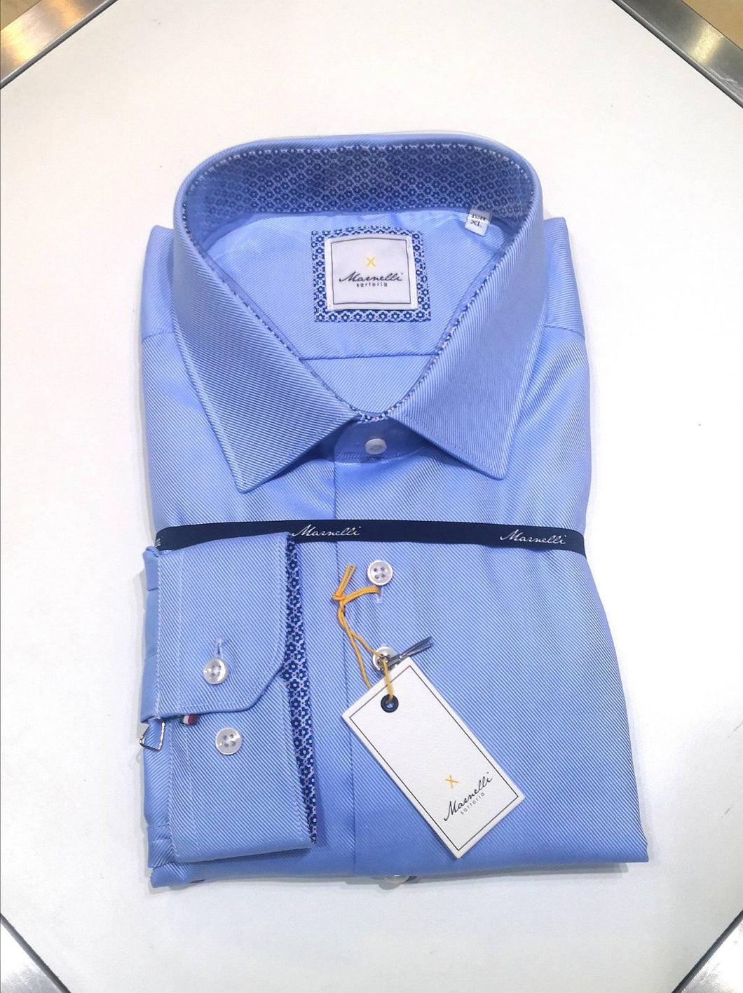 Marnelli shirts Joe A01/Rib 082 Blue