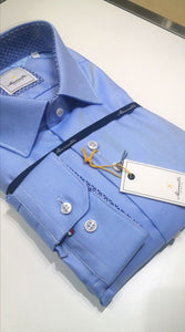 Marnelli shirts Joe A01/Rib 082 Blue
